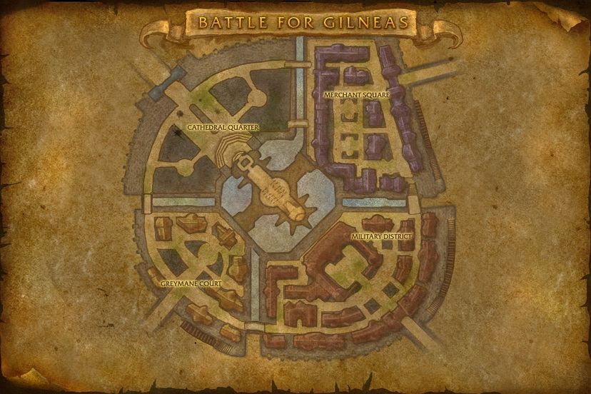 The Battle for Gilneas (Old City Map)
