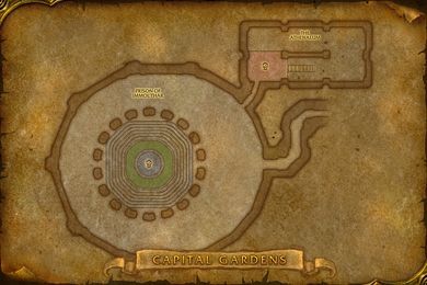 map of Dire Maul