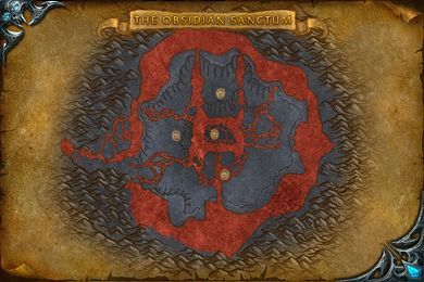 map of The Obsidian Sanctum