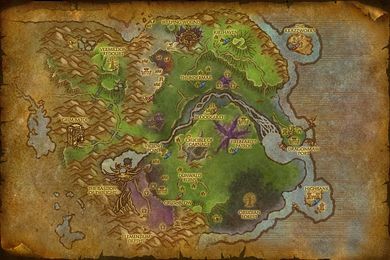 map of Twilight Highlands