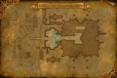 map of Halls of Origination