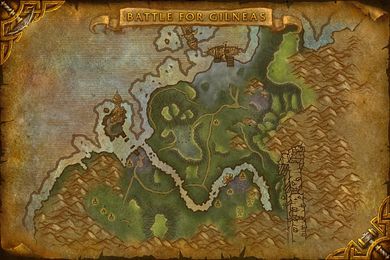 map of The Battle for Gilneas