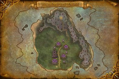 map of Darkmoon Island