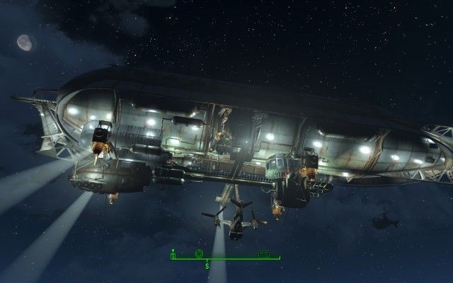 Investigate the Brotherhood of Steel airship