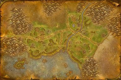 World Warcraft Eastern Kingdoms  on World Of Warcraft Map Eastern Kingdoms