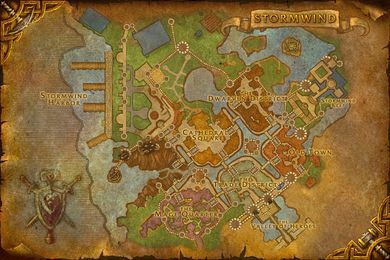 map of Stormwind City
