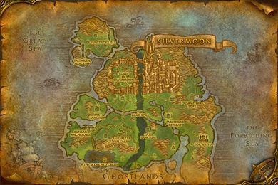 map of Eversong Woods