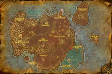 map of Bloodmyst Isle