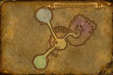 map of Hellfire Ramparts