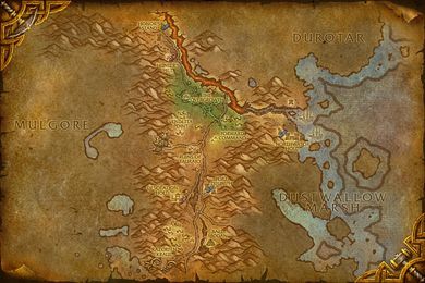 map of Southern Barrens