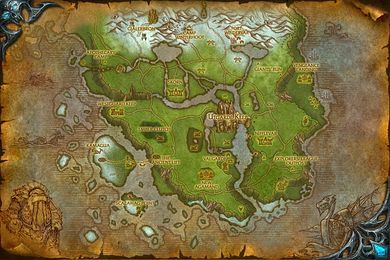 map of Howling Fjord