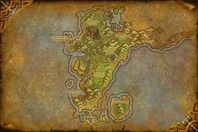 map of The Cape of Stranglethorn
