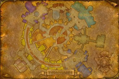 map of Ironforge