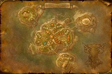 map of Thunder Bluff