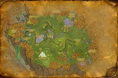 map of Nagrand