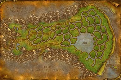 map of Swamp of Sorrows